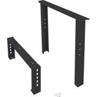 Industrial Duty Leg for Workbench, Steel, 30" D x 34" H, Single WestPier