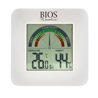 Hygrom&egrave;tres int&eacute;rieurs avec indicateur de confort BIOS, Contact, Num&eacute;rique, -58-158°F (-50-70°C) WestPier