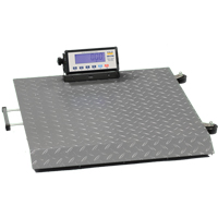 Mobile Platform Scale, 660 lbs. / 300 kg Capacity, 30" L x 30" W WestPier