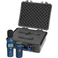 Sound Level Meter and Calibrator Kit, 30 - 130 dB Measuring Range WestPier