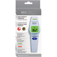 Non-Contact Forehead Thermometer, 0°C - 100.0°C (32.0°F - 212.0°F), Fixed Emmissivity WestPier