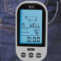 Wireless Meat & Poultry Thermometer, Contact, Digital, 32-482°F (0-250°C) IC669 | WestPier