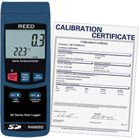 Thermo-Anemometer with Calibration Certificate, Data Logging, 0.4 - 30 m/sec Air Velocity Range WestPier