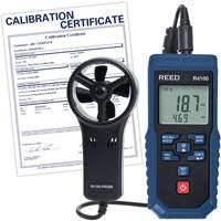 R4100 Vane Thermo-Anemometer with Air Volume with Calibration Certificate, Data Logging, 0.4 - 30 m/sec Air Velocity Range WestPier