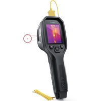 Cam&eacute;ra d'imagerie thermique IR 24:1 avec laser Bullseye et thermocouple de type K, 160 x 120 pixels, -10° - 45°C (14° - 113°F), 70 mK WestPier
