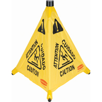 Pop-Up Safety Cone, Trilingual With Pictogram JA131 | WestPier