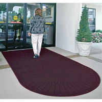 Waterhog&reg; Eco Matting, Wiper/Scraper, 3' x 6' x 3/8", Maroon WestPier