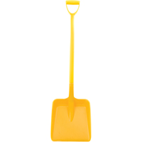 D-Grip Food Shovel, 13" x 12" Blade, 41" Length, Plastic, Yellow JB864 | WestPier
