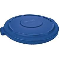Couvercle rond pour poubelle Brute, Couvercle plat, Plastique, Convient aux contenants 22-1/4" dia. WestPier
