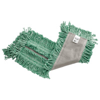 Castaway Dust Mop, Slip On Style, Cotton/Yarn, 24" L x 5" W JE399 | WestPier