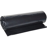 Garbage Bags, Oxo-Degradable, Strong, 0.8 mils Thick, Box of 150, Black JI402 | WestPier
