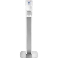 Messenger™ ES8 Silver Panel Floor Stand with Dispenser JK513 | WestPier