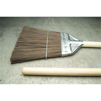 Railroad Broom, Wood Handle, Polypropylene Bristles, 55" L JK603 | WestPier