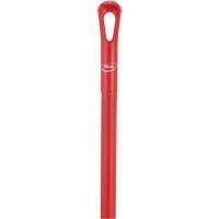Ultra Hygiene Handle, Broom/Scraper/Squeegee, Red, Ergonomic, 59" L JL100 | WestPier
