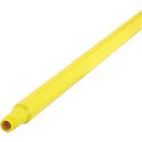 Ultra Hygiene Handle, Broom/Scraper/Squeegee, Yellow, Ergonomic, 59" L JL170 | WestPier