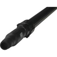 Deck Scrub Handle, Brush/Pad Holder, Black, Telescopic, 62"-113" L WestPier