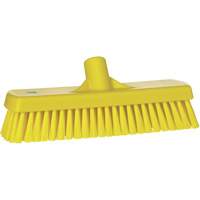 Brosse &agrave; r&eacute;curer pour planchers et murs, Crins Ferme, 12", Polyester, Jaune WestPier