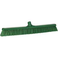 Balai-brosse &agrave; soies combin&eacute;es, Crins Cors&eacute;/Fin, 24", Polyester, Vert WestPier