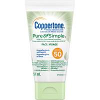Pure & Simple<sup>®</sup> Face Sunscreen, SPF 50, Lotion JM043 | WestPier