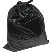 Contractor Garbage Bags, 2X Strong, 35" W x 50" L, 1.9 mils, Black, Open Top JM683 | WestPier