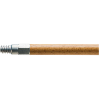 Handle with Metal Tip, Wood, ACME Threaded Tip, 1-1/8" Diameter, 60" Length JM820 | WestPier