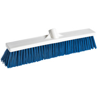 Foodservice Push Broom, Medium Bristles, 24", Polyester, White WestPier