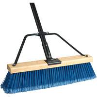 Ryno Push Broom with Braced Handle, 36", Fine, PVC Bristles JN065 | WestPier