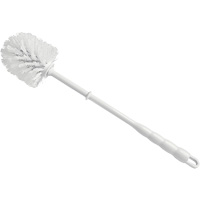 Bowl Brush, 15-1/2" L, Polypropylene Bristles, Red/White WestPier