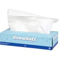 Papier-mouchoir de première qualité Snow Soft<sup>MC</sup>, 2 pli, 7,4" lo x 8,4" la, 100 feuilles/boîte JO166 | WestPier