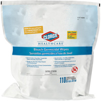 Healthcare<sup>®</sup> Disinfecting Bleach Wipes Refill, 110 Count JO249 | WestPier