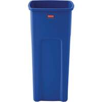 Conteneur de recyclage carr&eacute; Untouchable, Vrac, Plastique, 23 gal. US WestPier