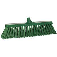 Heavy-Duty Push Broom, Stiff Bristles, 20", Polyester, Green WestPier