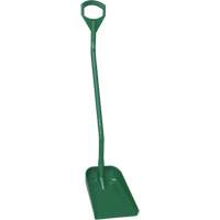 Ergonomic Small Blade Shovel, 50" Length, Plastic, Green WestPier