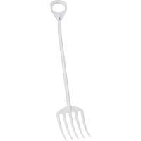 Hygienic Fork, 49" Length, Plastic, White WestPier