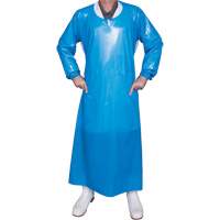 Top Dog 6 Mil. Gown, Large, Blue, Polyurethane WestPier