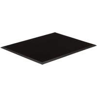 Gritstop Fingermat Entrance Matting, Rubber, Scraper Type, Finger Tip Style Pattern, 3' x 6', Black WestPier