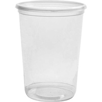 Magik 32 oz. Clear Deli Container without Lid, Plastic, Round WestPier