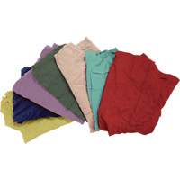 Recycled Material Wiping Rags, Fleece, Mix Colours, 25 lbs. JQ109 | WestPier