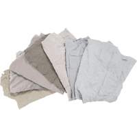 Recycled Material Wiping Rags, Cotton, White, 10 lbs. JQ110 | WestPier