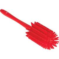 Medium Brush with Handle, Stiff Bristles, 17" Long, Red JQ185 | WestPier