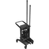HyGo Mobile Cleaning Station, 30.7" x 20.9" x 40.6", Plastic/Stainless Steel, Black JQ268 | WestPier