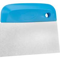 Flexible Stainless Steel Dough Cutter/Scraper, Blue, 4-1/2" W x 5-3/4" L WestPier
