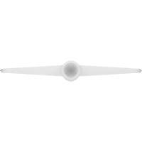 Table & Floor Scraper, White, 9-3/5" W x 1-1/5" L WestPier