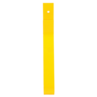Rail Post, Steel, 10-3/4" L x 24" H, Yellow WestPier