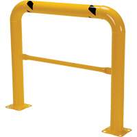 High Profile Machinery Guards, 4' W x 3.5' H, Yellow WestPier
