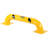Garde-corps &agrave; profil bas pour rayonnages, 3' la x 0,75' h, Jaune WestPier