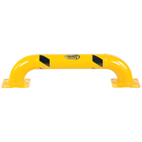 Garde-corps &agrave; profil bas pour rayonnages, 3' la x 0,75' h, Jaune WestPier