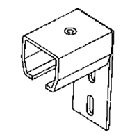 Curtain Partition Wall Mount End Connector KB010 | WestPier