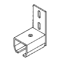 Curtain Partition Wall Mount End Connector KB011 | WestPier
