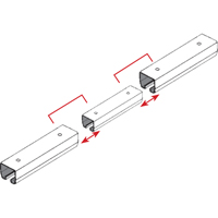 Curtain Partition Track Splicer KB029 | WestPier